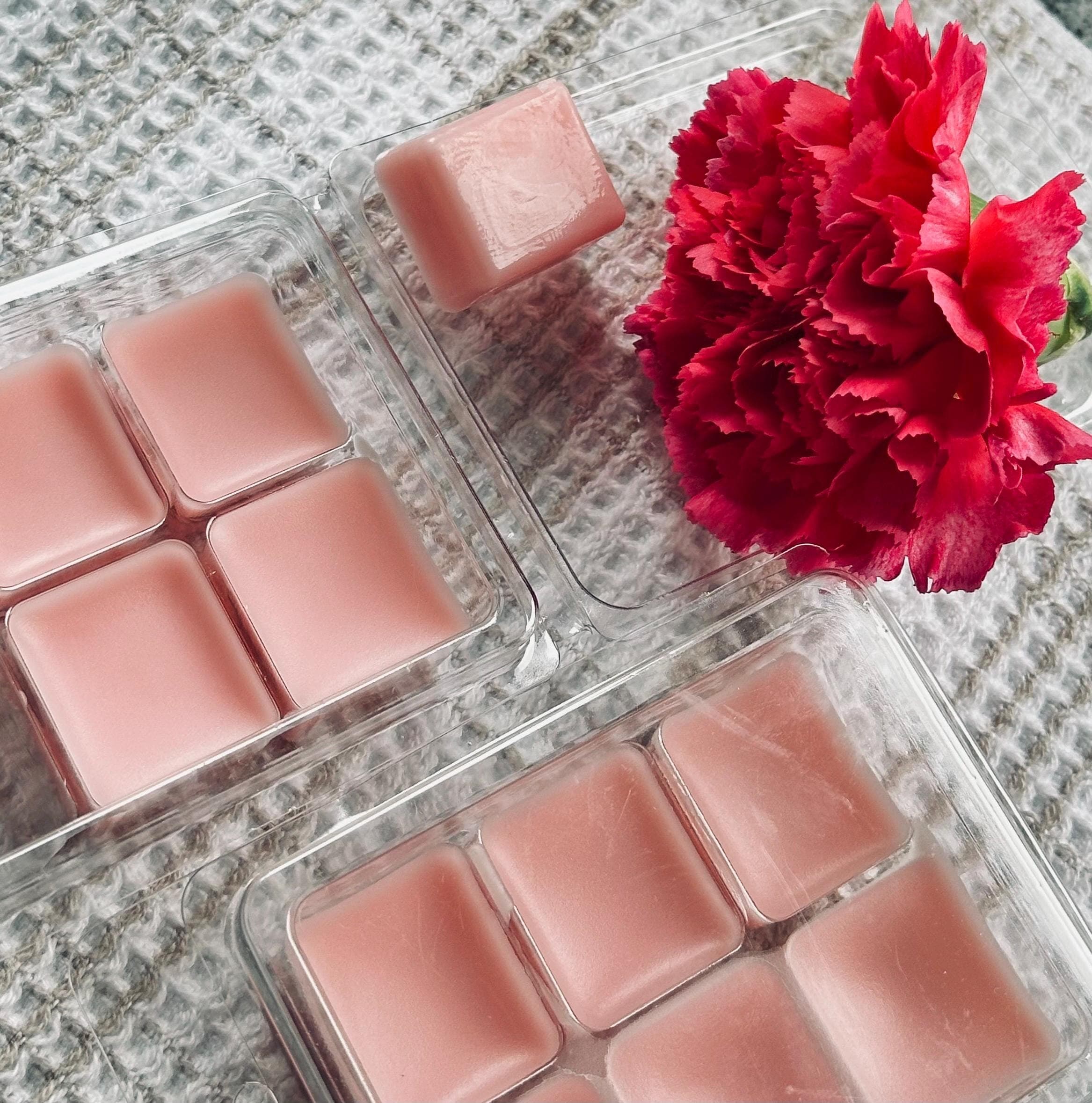 Rose Wax Melts | Blush Soy Wax Melts | Hand Poured | Romantic Scent | Home Fragrance - image 5