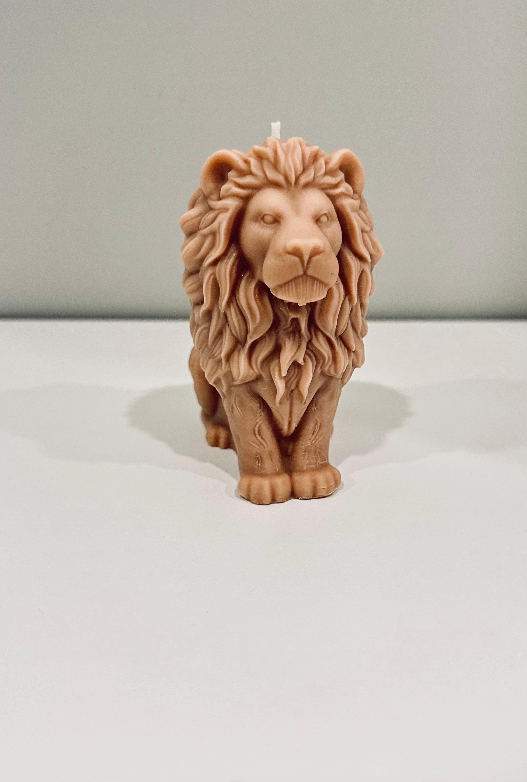 Lion Figure Candle | Scented Soy Candle | Animal Decor | Unique Home Accent | Gift - image 4