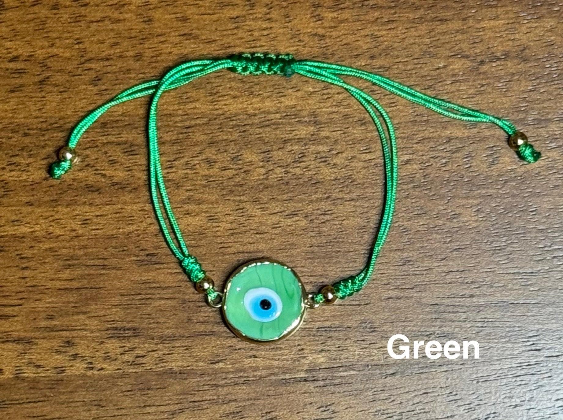 Evil Eye Charm String Bracelet - image 5