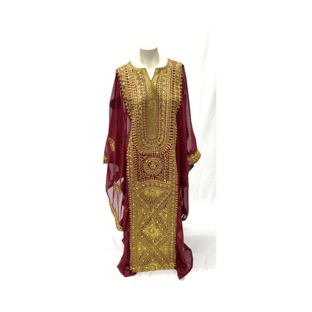 Handmade Iraqi Hashimi Chiffon Nashel – Wedding & Party Thobe - image 5