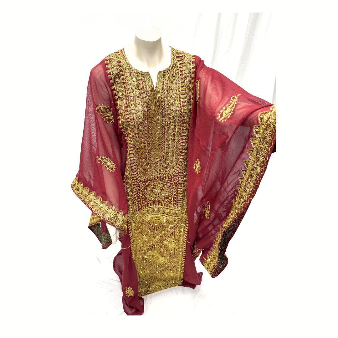Handmade Iraqi Hashimi Chiffon Nashel – Wedding & Party Thobe - image 4