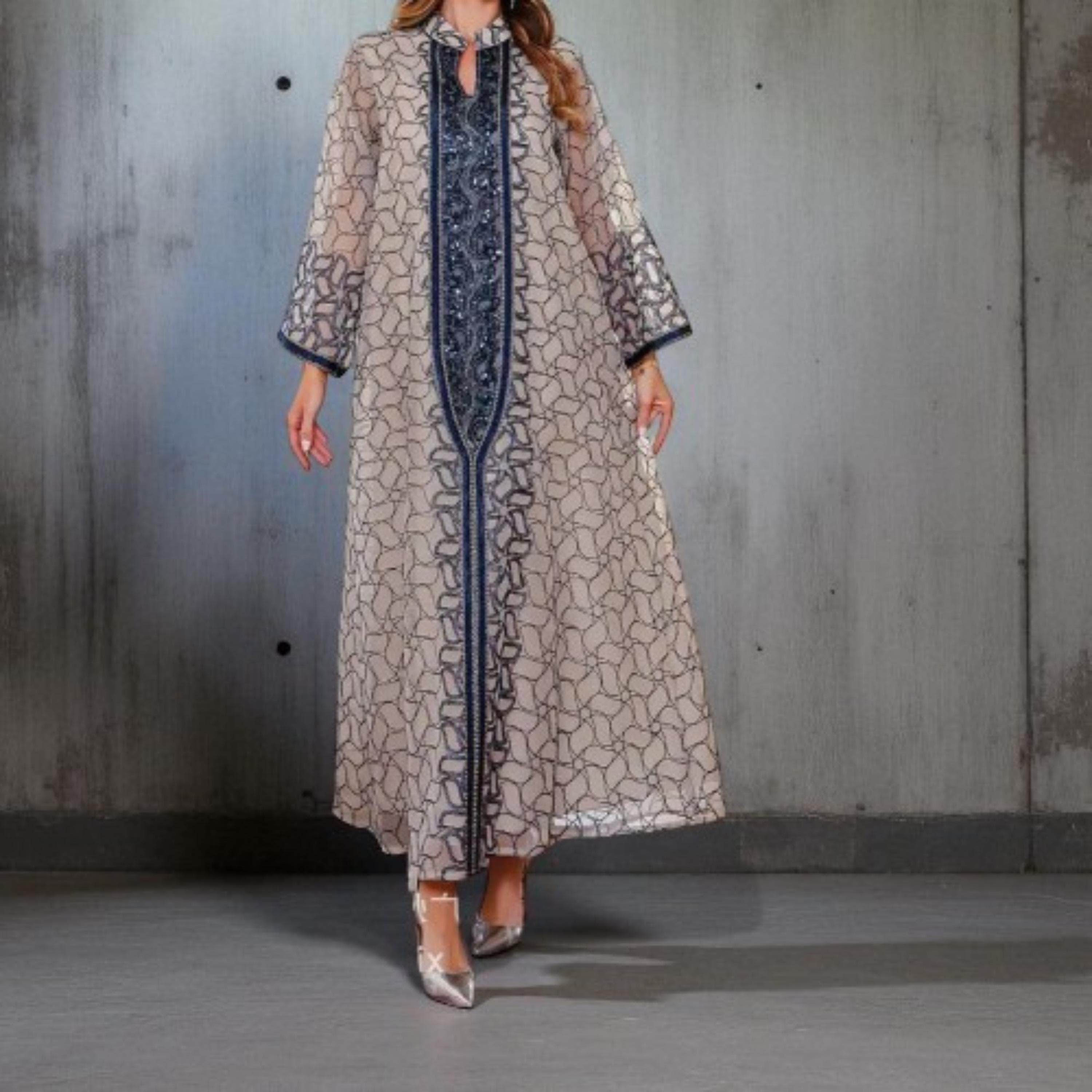 Embroidered Abaya Robe β Luxury Evening Dress for Women, Muslim Modest Fashion - image 3