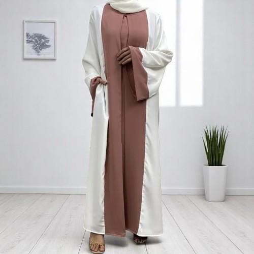Luxury Dubai Abaya: Two-Piece Kaftan, Modest Islamic Dress - image 4