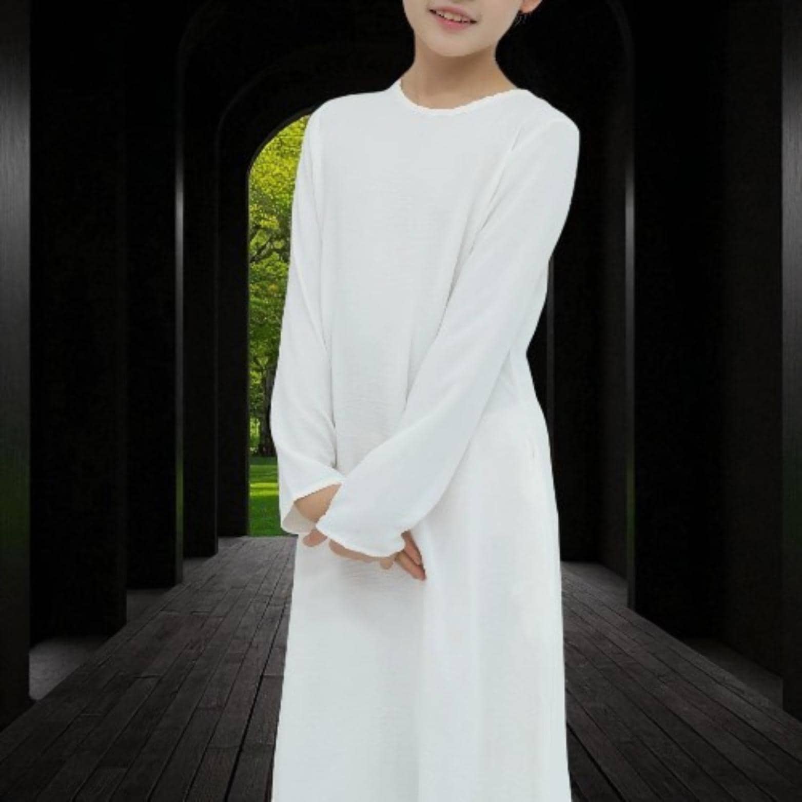 Girl's Turkish Abaya β Children's Long Maxi Hijab Dress - image 4