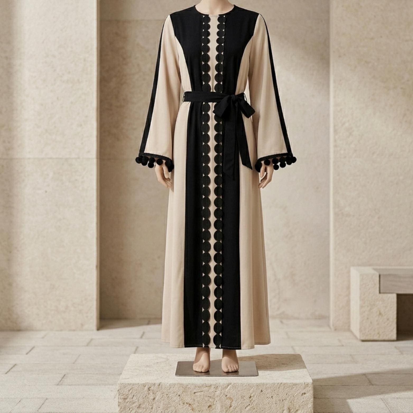 Middle Eastern Lace Abaya, Elegant Modest Dress, Islamic Clothing, Women’s Abaya, Eid Outfit, Gift for Her