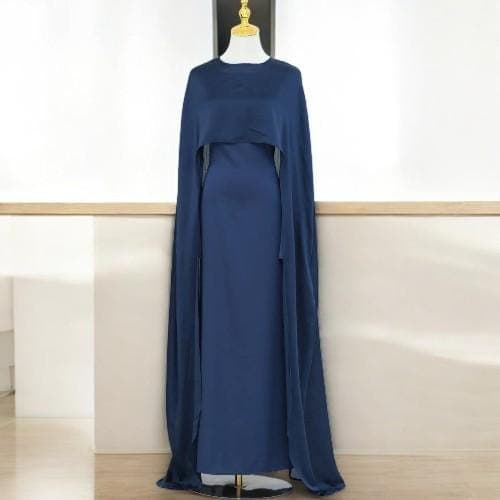 Elegant Dubai Abaya: 2-Piece Muslim Women's Outfit