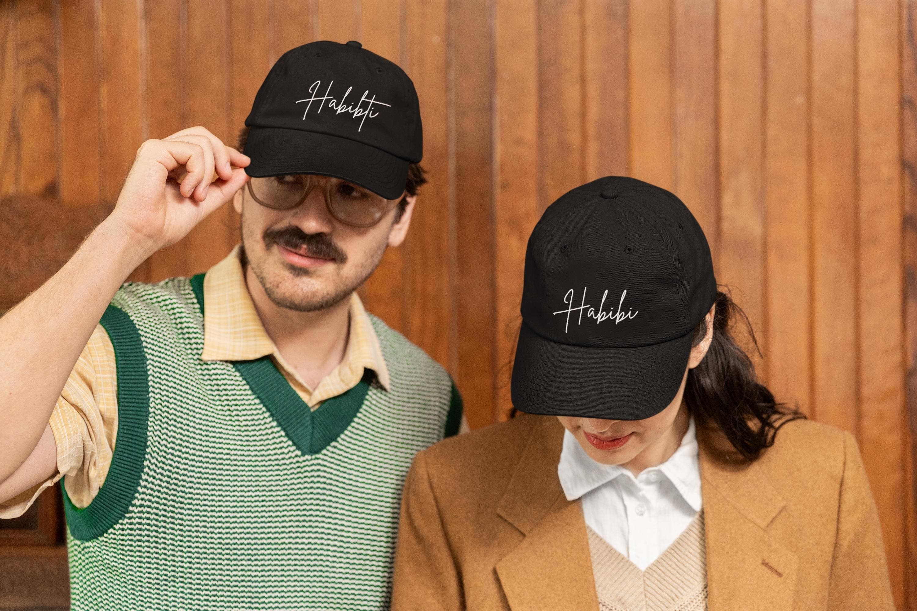 Embroidered Unisex Cap – Arabic Trendy Dad Hat Streetwear Style | Perfect Gift for Boyfriend, Girlfriend, Parents, Friends & Couples - image 4