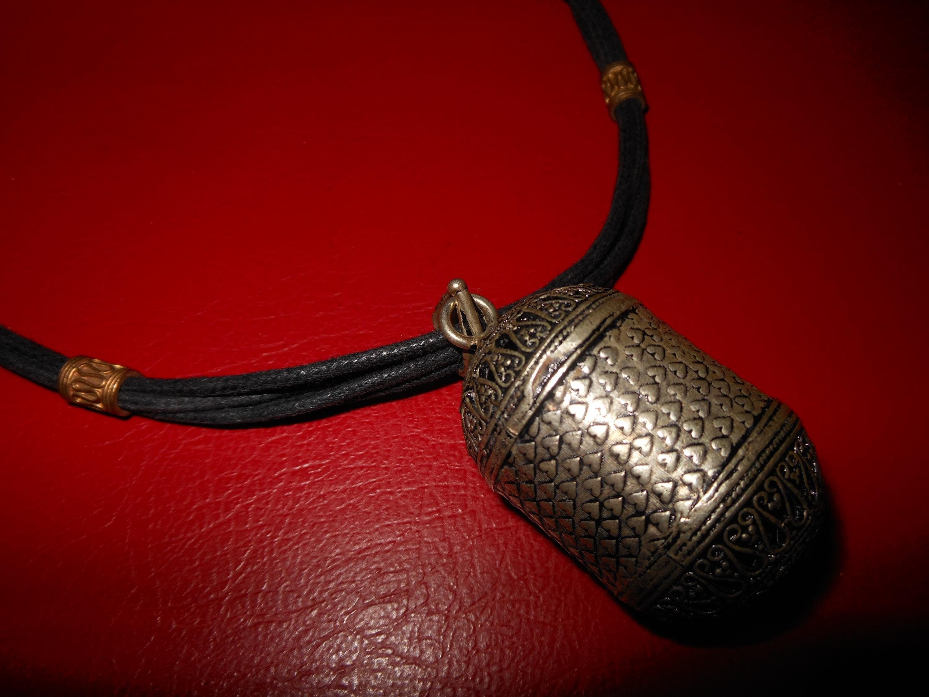 Campana MAGICA Scacciapensieri India pendente collana etnica amuleto - image 4