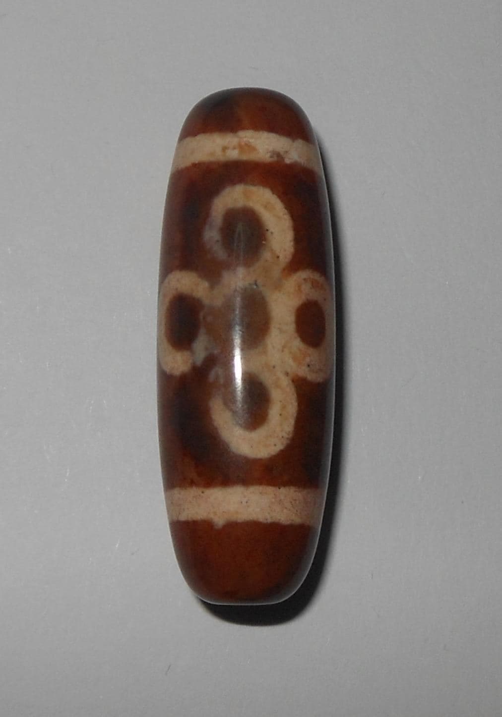 no. 169 - Garuda - Lightning and Five Eyes - Gzi Dzi Himalaya Tibet Amulet Bead - Man Necklace - Tibetan Mala - image 5