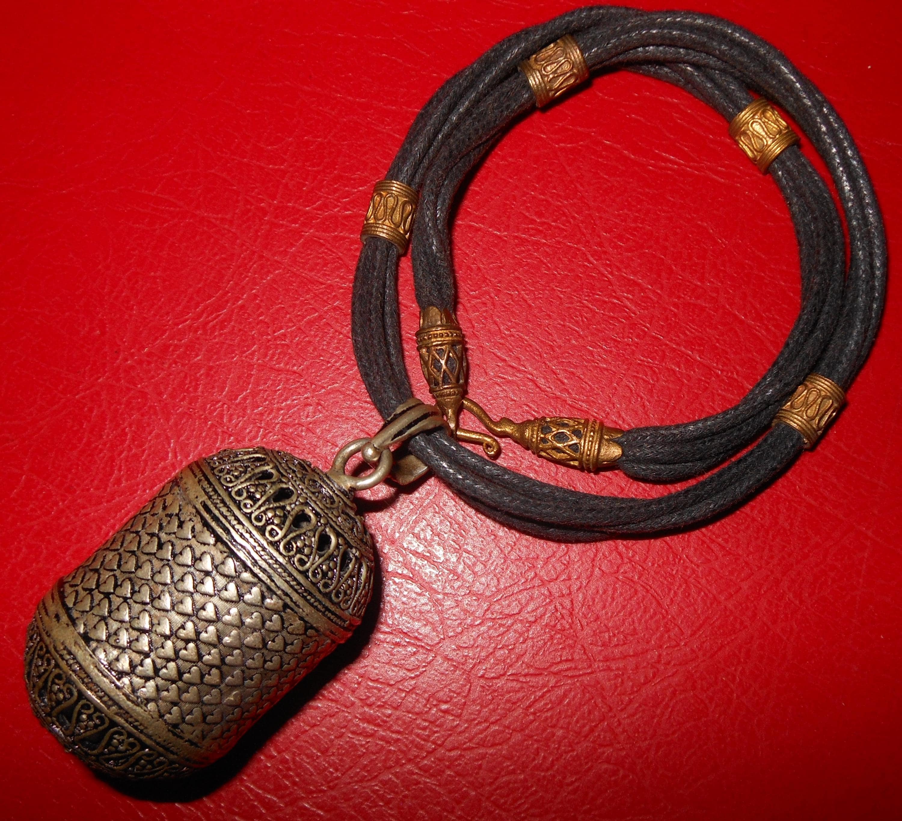 Campana MAGICA Scacciapensieri India pendente collana etnica amuleto