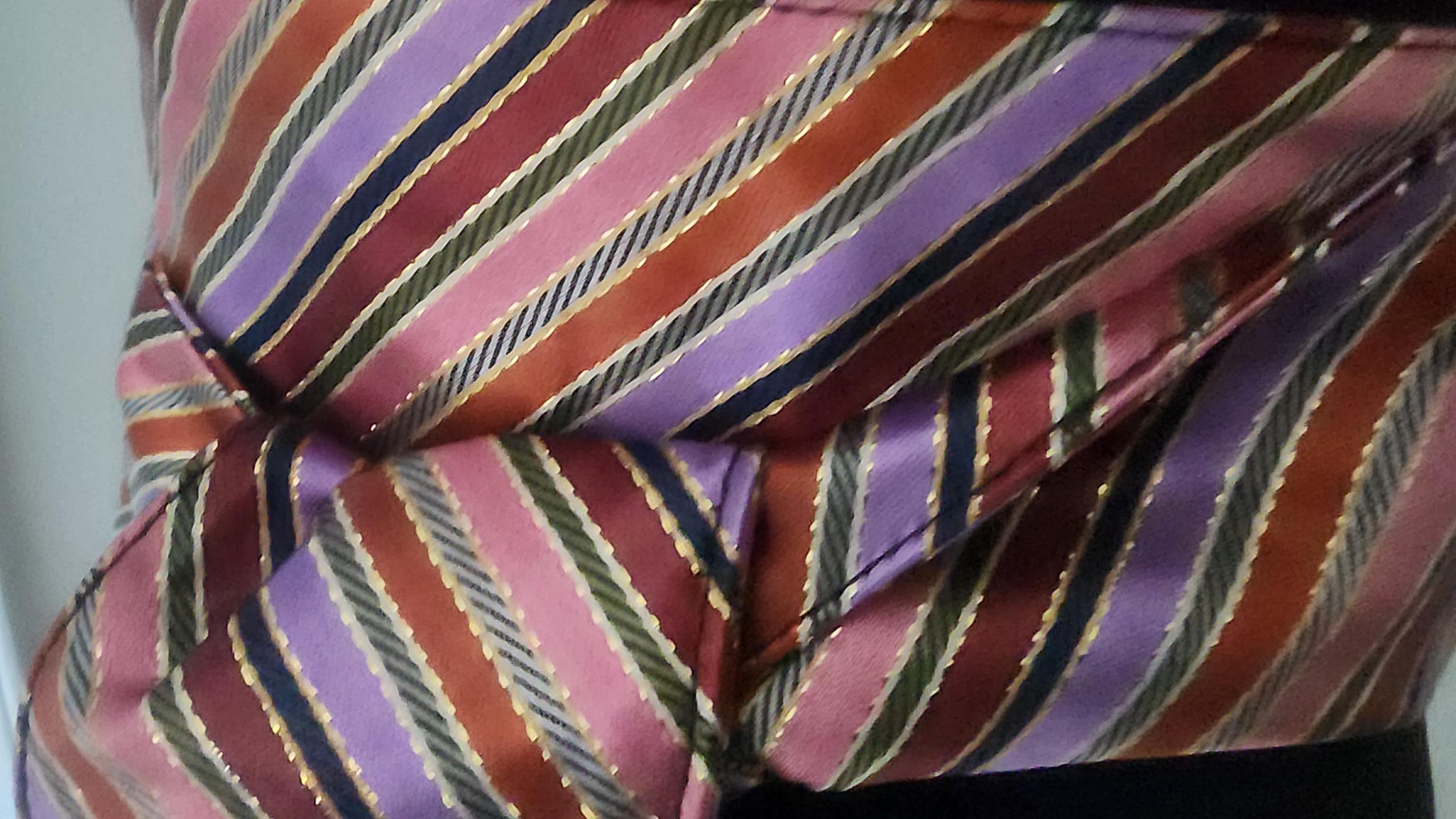 Striped Kashmiri Saya Belt – Traditional Palestinian Waist Sash with Tassels - image 5