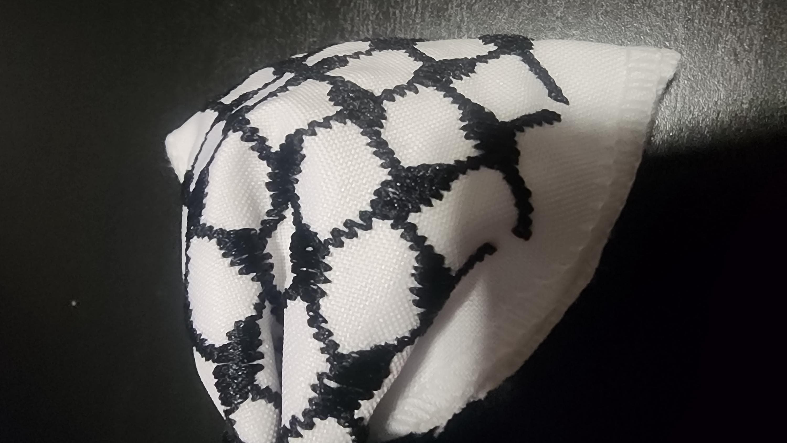 Handmade hair bow – Hair Clip, Palestinian Accessory by Darzzeh , tatreez , keffiyeh - image 5