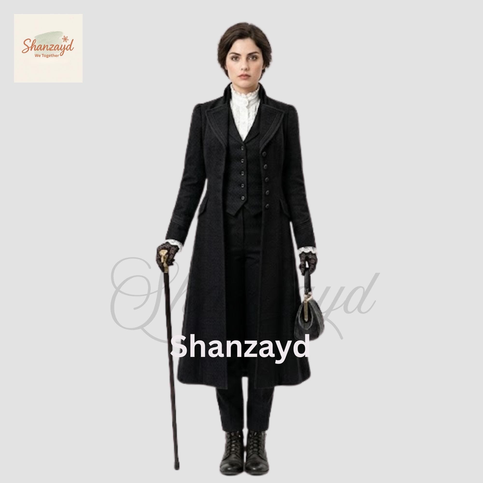 Black Victorian Frock Coat Suit Men, Gothic Long Coat Outfit, Edwardian Tailcoat Set, Vintage Formal Wear, Steampunk Wedding Suit