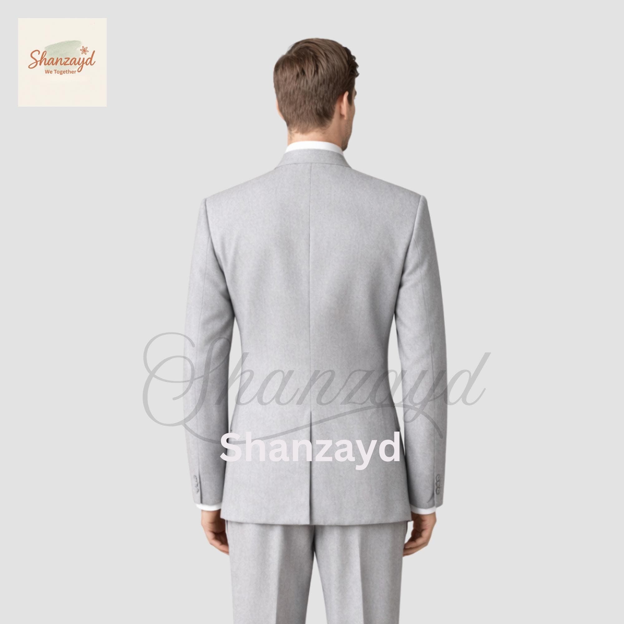 Men Grey Mao Suit , Zhongshan Jacket and Pants, Chinese Formal Tunic Suit, Wedding Party Wear, Indian Wedding Suit - image 3