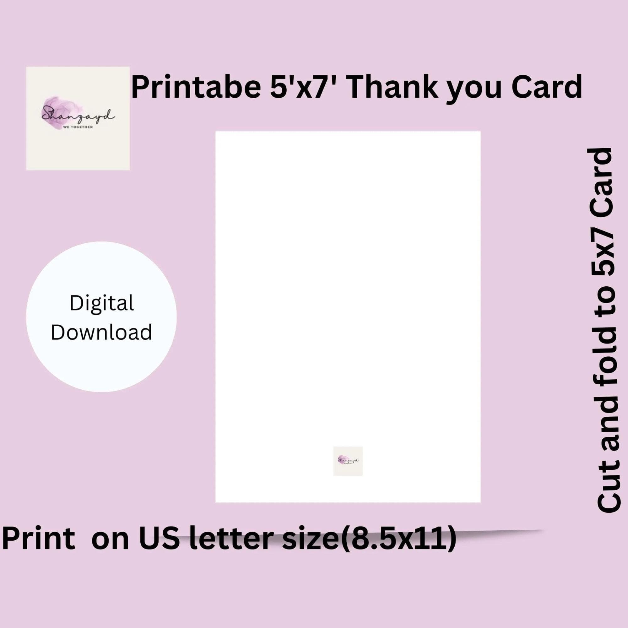 Teacher Appreciation Card Printable Thank You Teacher Card PDF Instant Download End of Year Teacher Gift Card for Teacher Greeting - image 4
