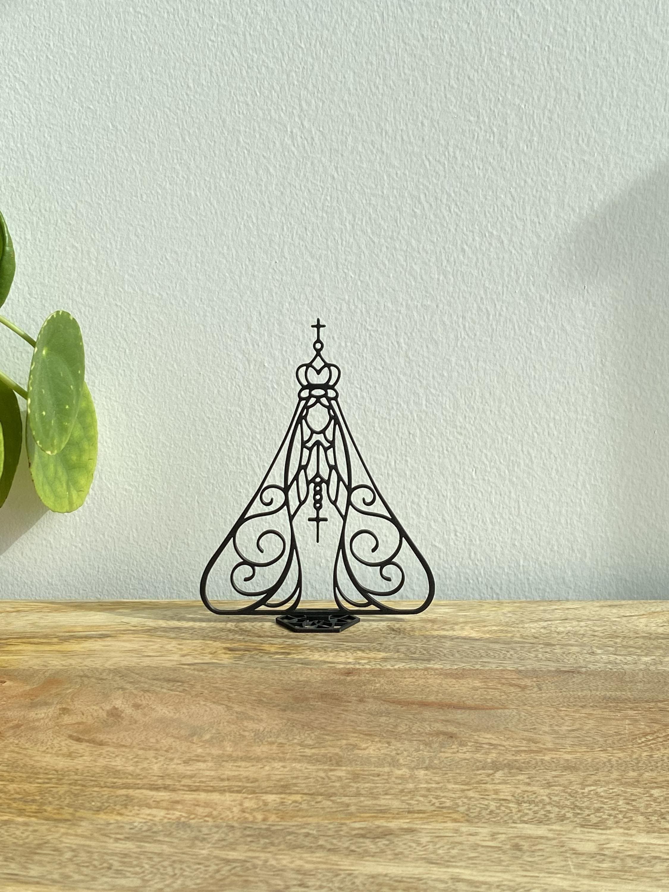 Our Lady of Aparecida Sculpture | Virgin Mary Decor | Religious Statue Marian Gift