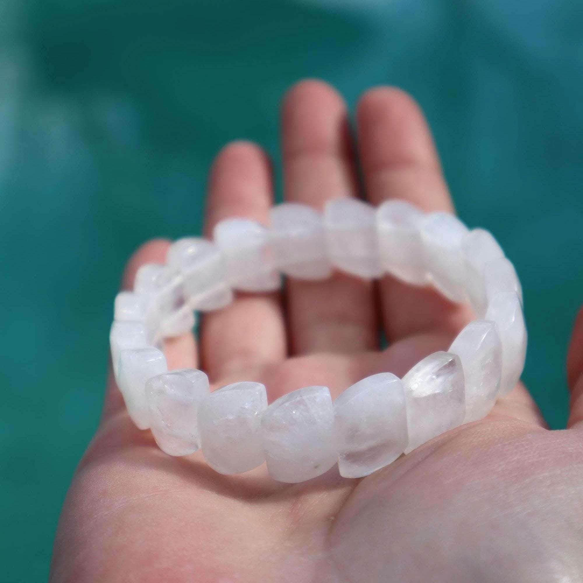 Handmade Clear Quartz Bracelet, Natural Gemstone Jewelry, Minimalist Spiritual Accessory - image 4