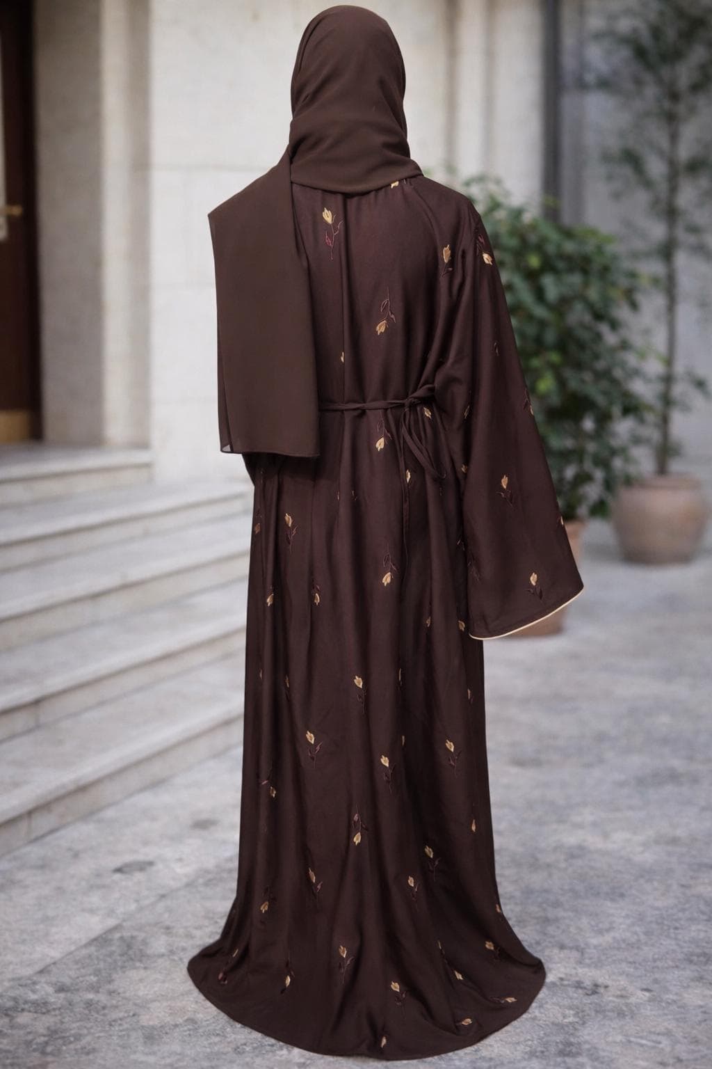 ILA Abaya - Chocolate Brown - image 3
