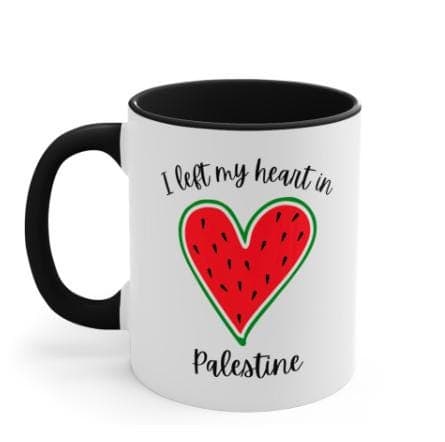 Palestine Coffee Mug | I left my heart in Palestine - image 3