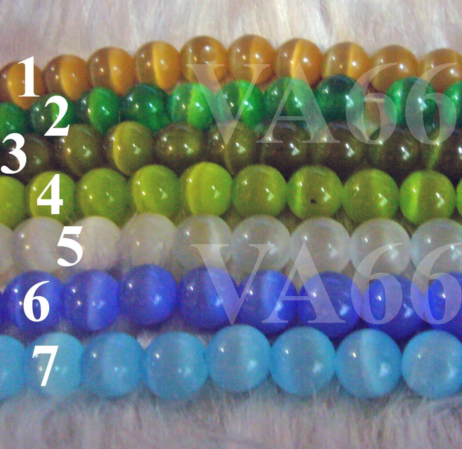 38p Bead Catseye Grade A Cats Eye Smooth choose color High Quality 10mm Glass Beads Full strand Bohemian Supplies Loose Beads Jewelry Making
