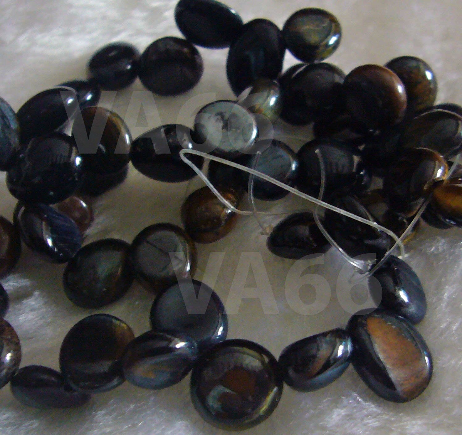 DIY 15" Blue Tiger Eye Gemstone Water Drop Shape Genuine Gemstones Teardrop Drop Nuggets Gems Beads Jewelry Making Beading Craft Sewing