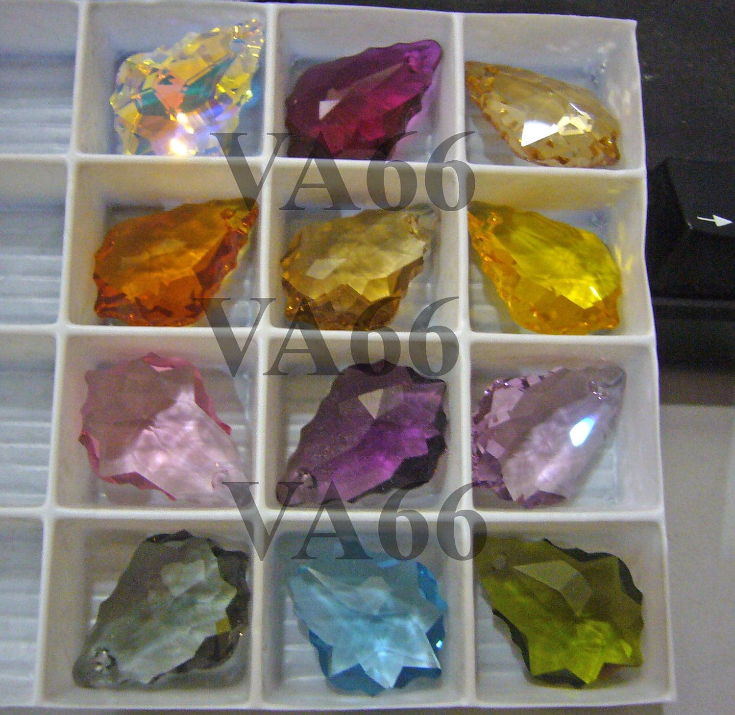 1pc 22mm x 15mm Swarovski Baroque Pendant Crystal AB 6090 12 Color Choices Choose your own Color Swarovski Crystal Pendant