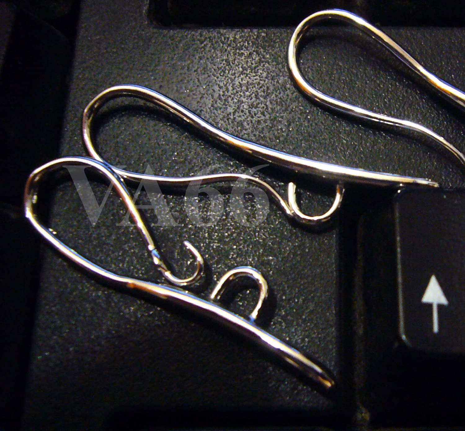 DIY Long Metal Based Earring Hooks Stylish 4pcs 2 pairs 31mm Silver Tone for Jewelry Making, Make your own earrings etc - image 3