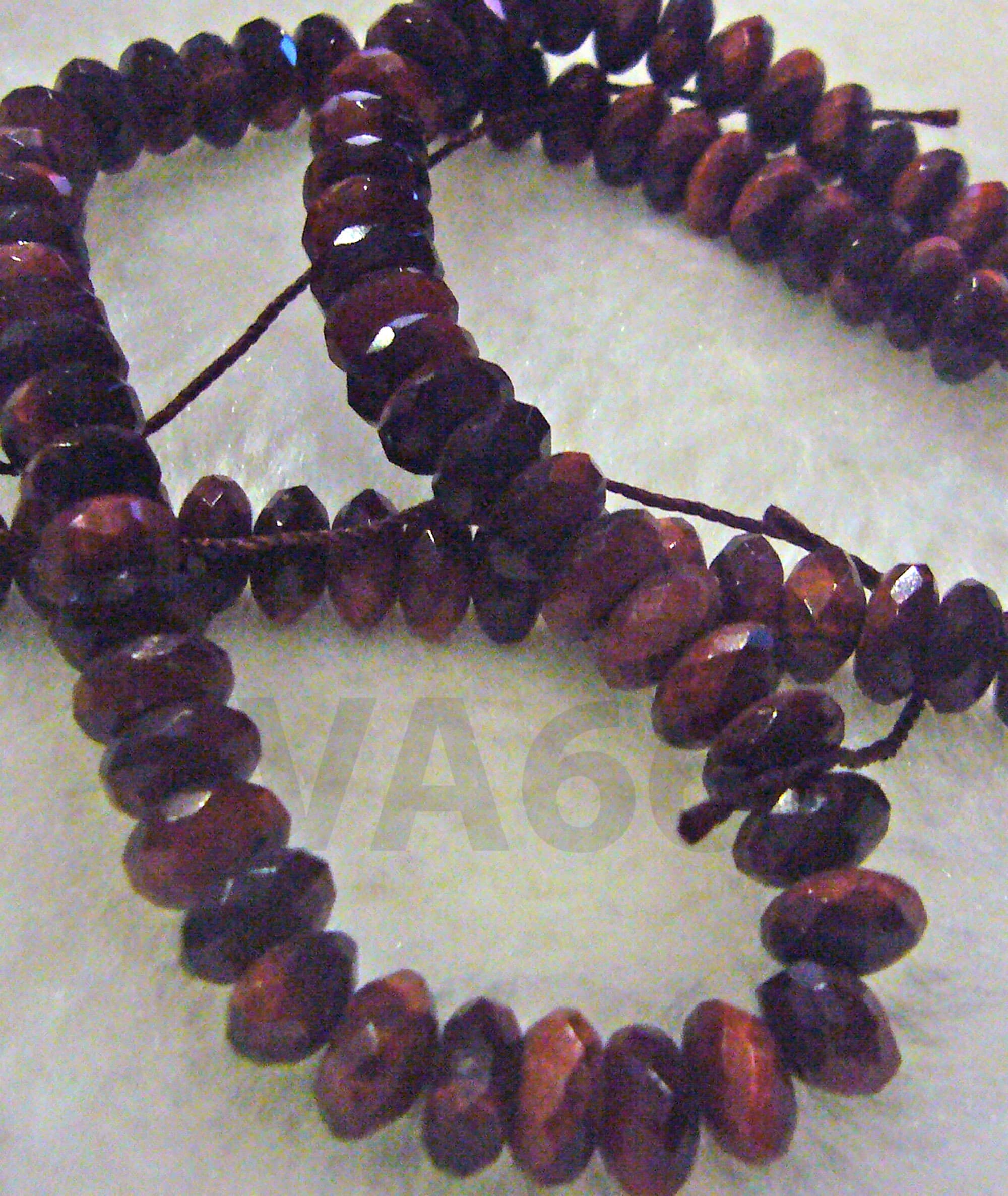 DIY 15" Natural Facetted Red Tiger Eye Donut Spacer 4mm x 9mm Gemstone Chakra Reiki Disc Rondelles Wheel Nugget Healing Jewelry Making Beads