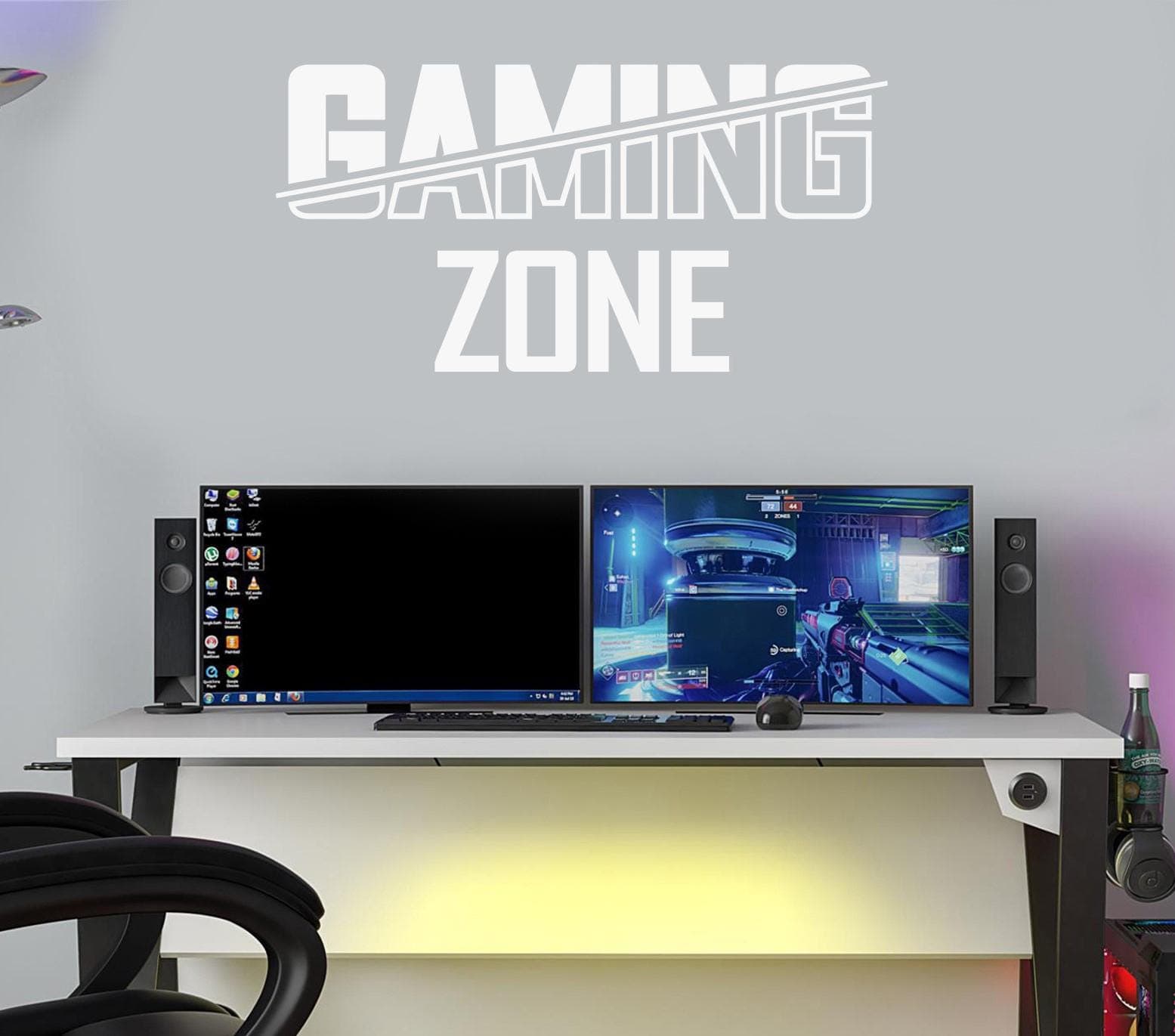 Gaming Zone Vinyl Wall Decal | Gamer Room Decor GZL - image 4