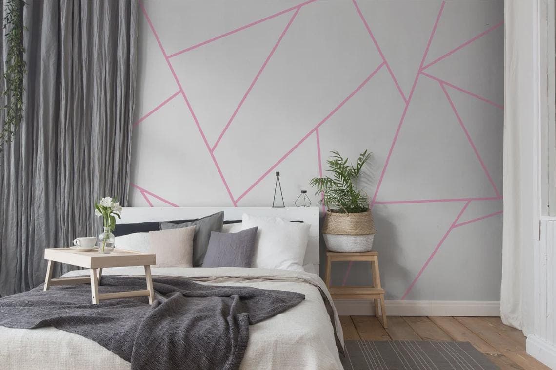Modern Geometric Lines Wall Sticker | Minimalist Wall Art Decal | Abstract Line Design Home Decor - image 5
