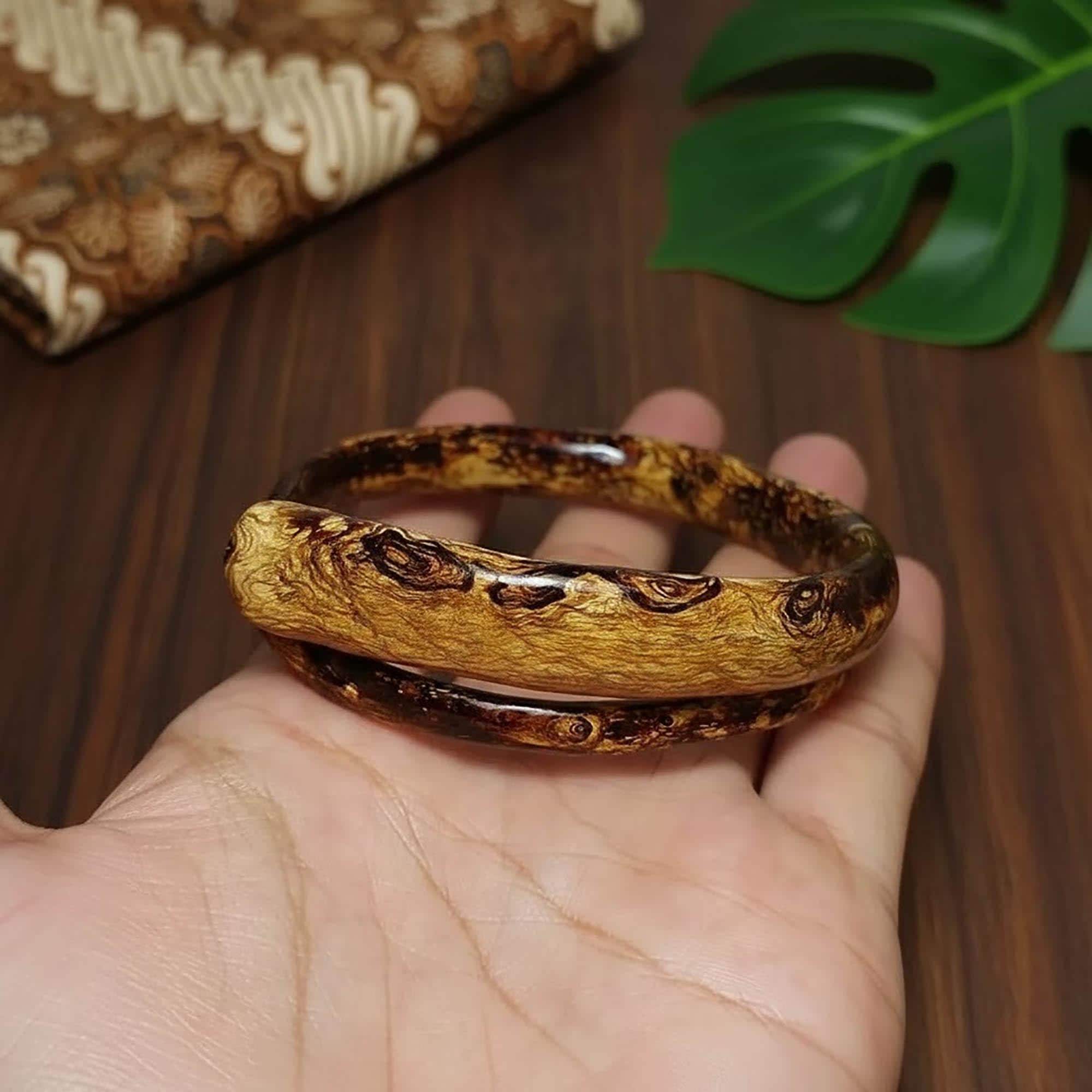 Root Wood Bangle, Natural Jewelry, Wooden, Handmade