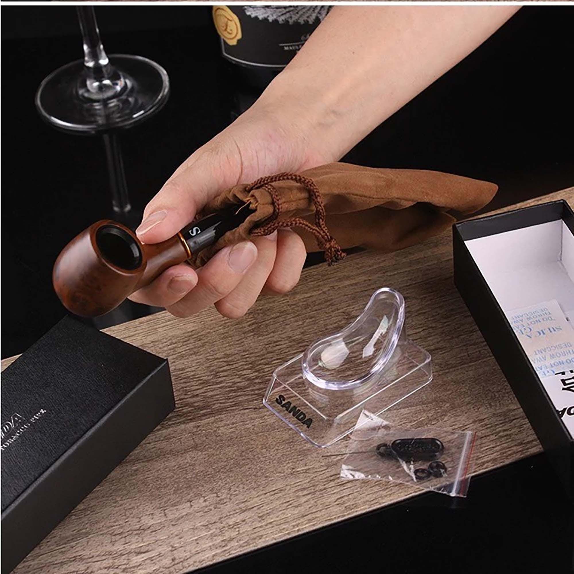 Sanda SD106 Popeye Pipe, Resin With Permanent Filter - image 3