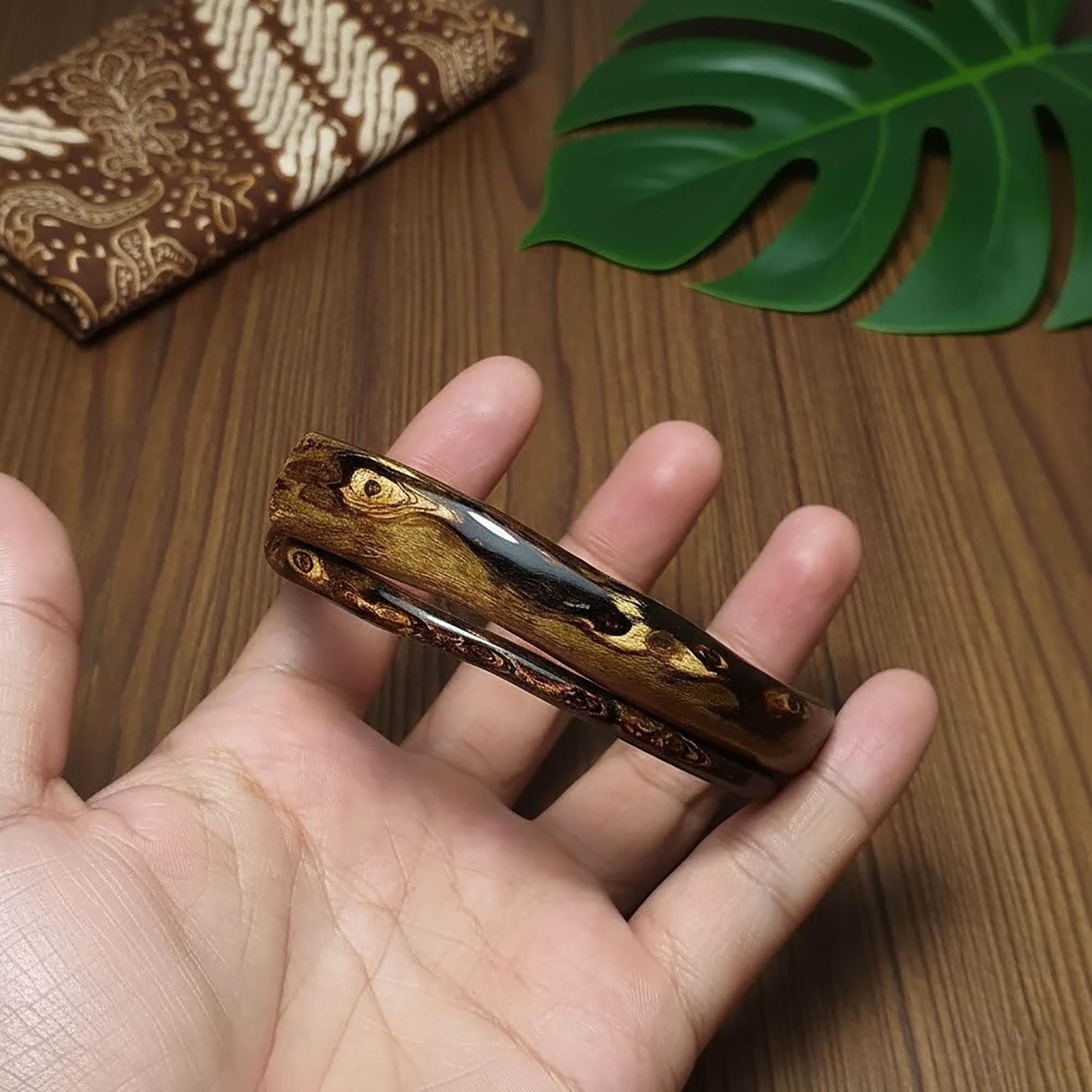 Root Wood Bangle, Natural Jewelry, Wooden, Handmade - image 4