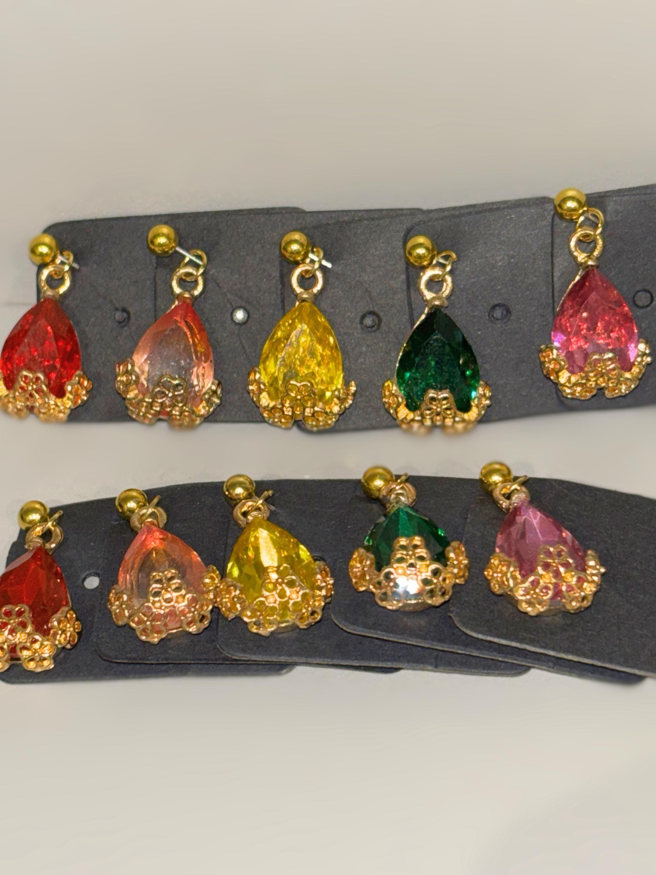 Teardrop Gemstone Hijab Pins
