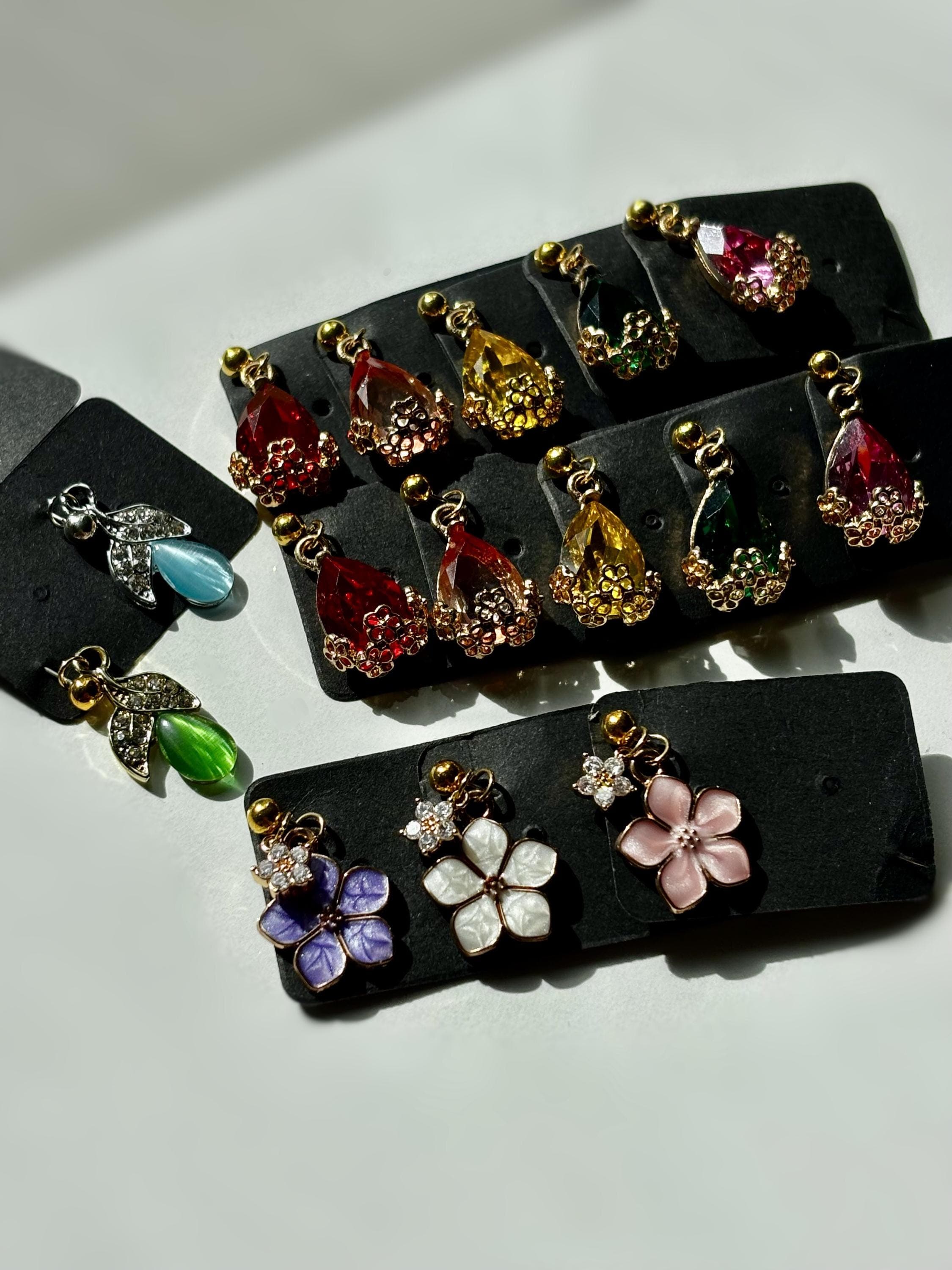 Teardrop Gemstone Hijab Pins - image 4