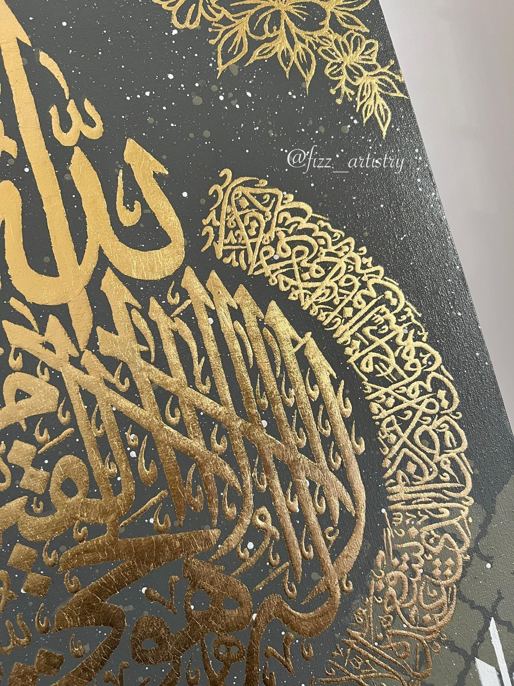 Ayatul Kursi Islamic Wall Art Metal Round Shaped Muslim Home Decor Arabic Calligraphy Quran Verse Ramadan Decoration Eid Mubarak Gift - image 3
