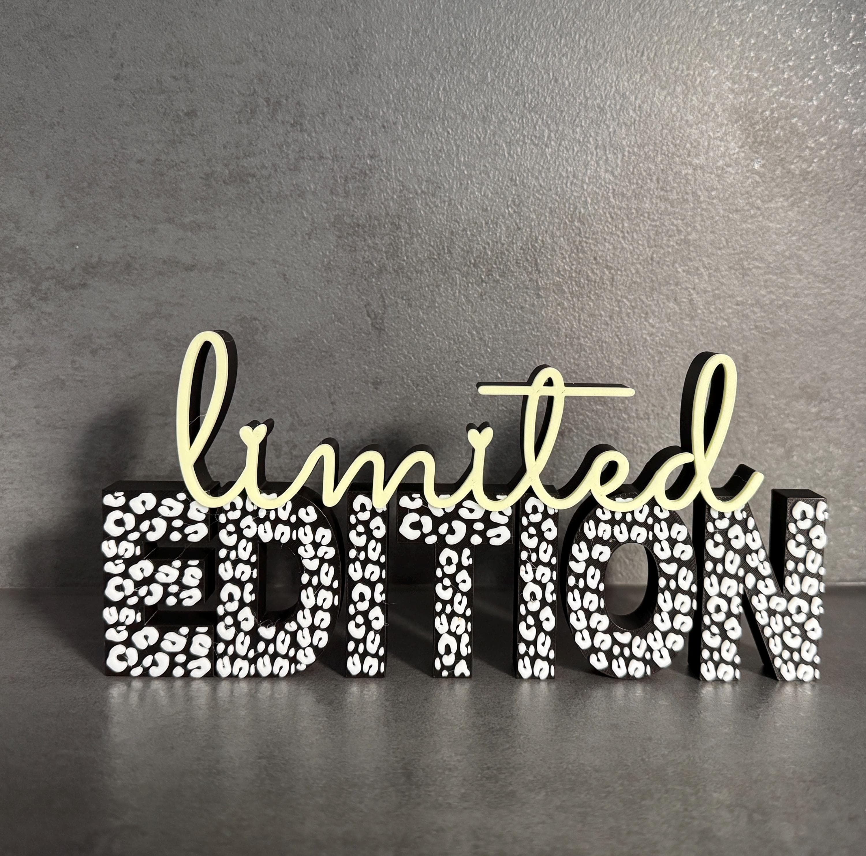 Schriftzug | Schriftzug limited Edition | Leo-Look | leo Schriftzug | Geburtstag