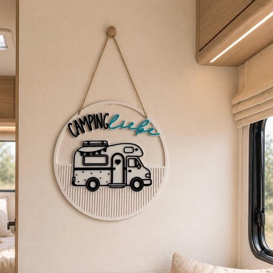 Loop Campingliebe | Campingliebe | Camping | Wohnmobil | Wohnwagen | Loop | Loopliebe | Camping Deko - image 4