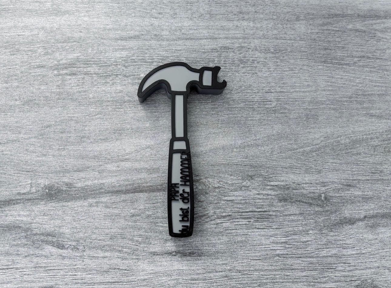Vatertagsgeschenk Hammer | Hammer | Flaschenöffner | Vatertag | Geschenkidee | Geburtstag | Du bist der Hammer | Papa - image 4