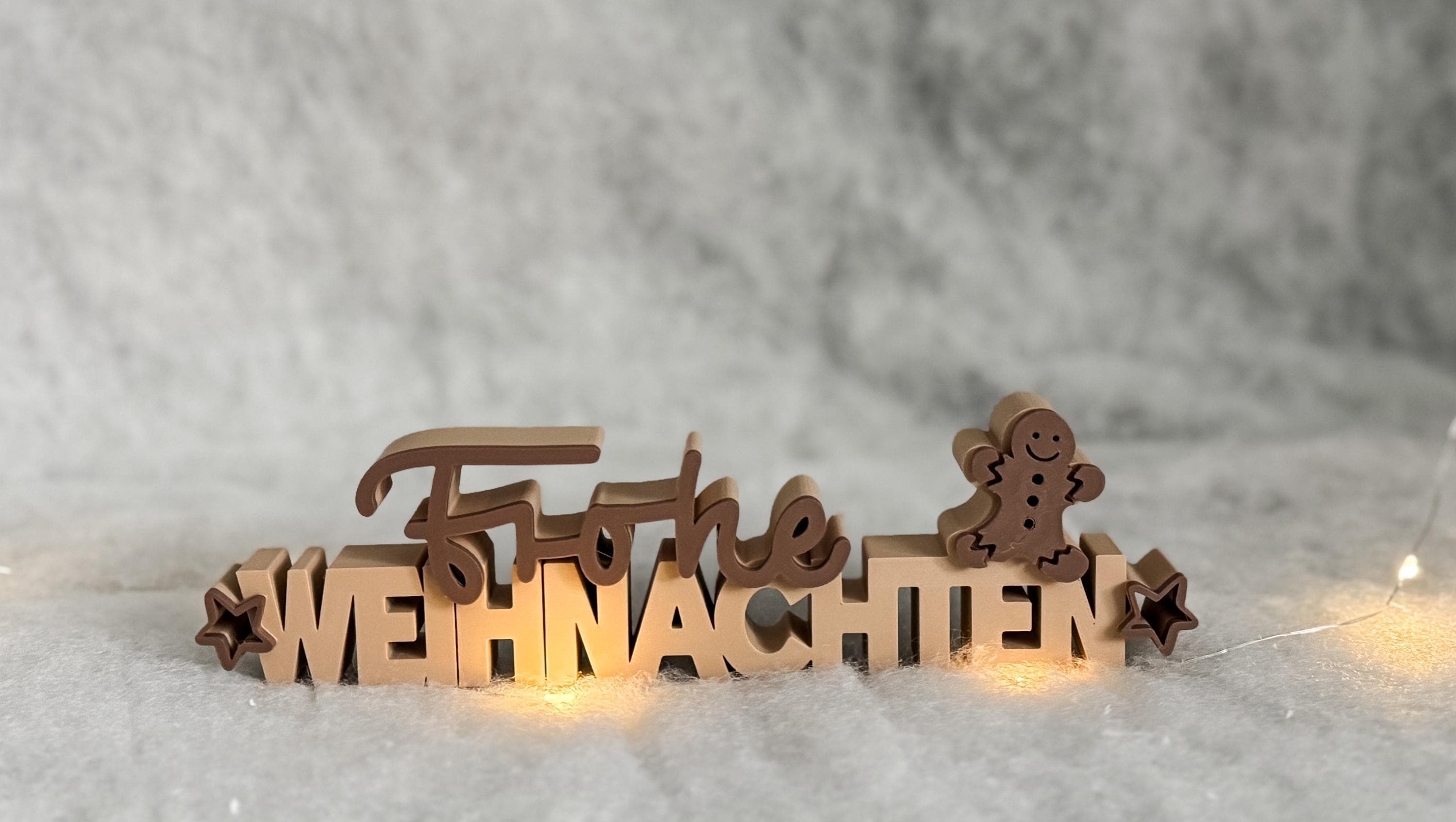 Schriftzug Frohe Weihnachten | Schriftzug