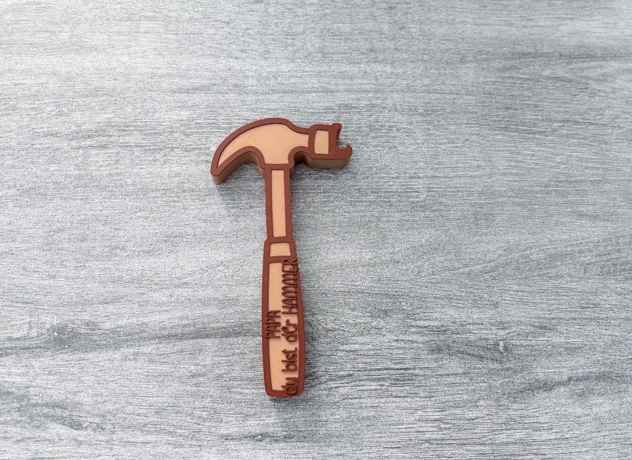 Vatertagsgeschenk Hammer | Hammer | Flaschenöffner | Vatertag | Geschenkidee | Geburtstag | Du bist der Hammer | Papa - image 5