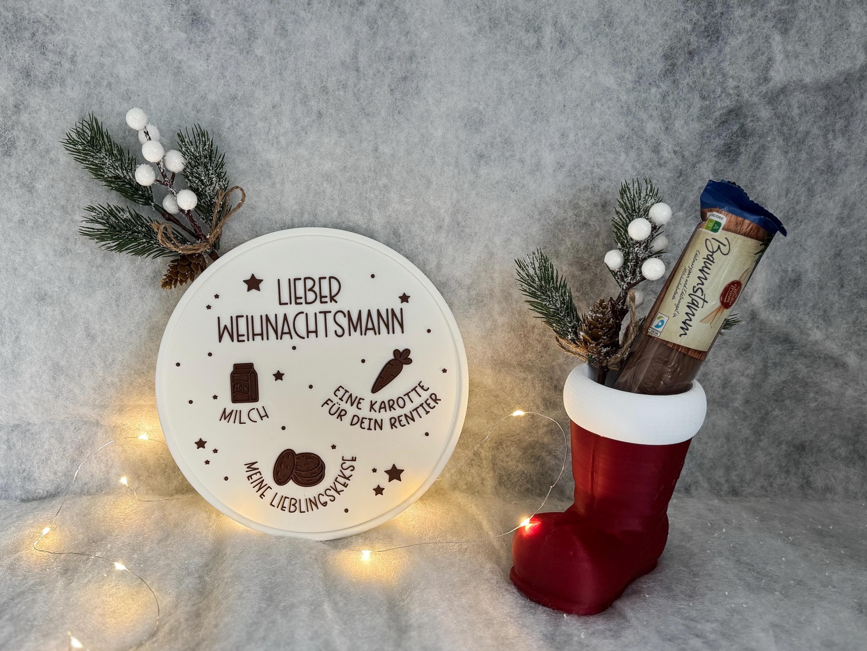 Teller für Nikolaus, Weihnachtsmann & Christkind - image 4