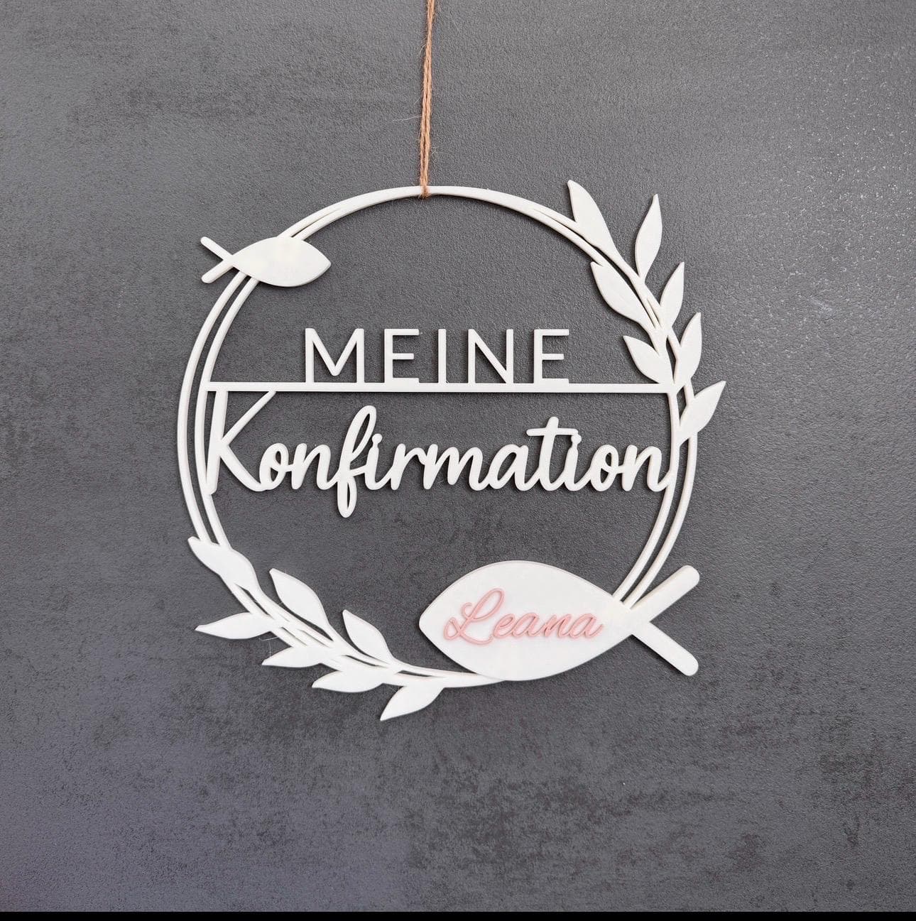 Loop zur Konfirmation | Meine Konfirmation | Konfirmation | Festdekoration | Loop