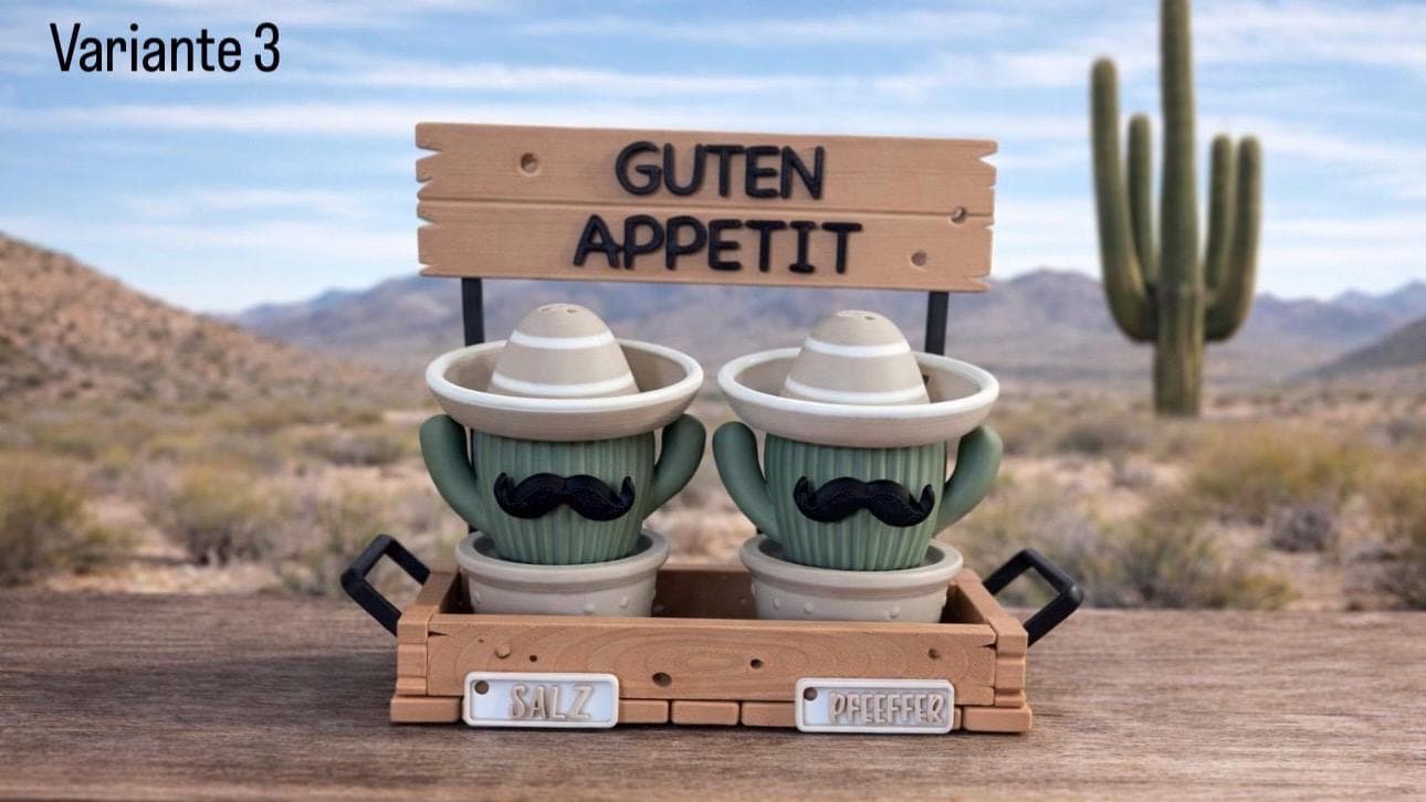 Salz & Pfefferstreuer Sommeredition | Salzstreuer | Pfefferstreuer | Sommeredition | Kaktus | Kaktus Liebe | Grillen | BBQ | Geschenkidee | - image 5