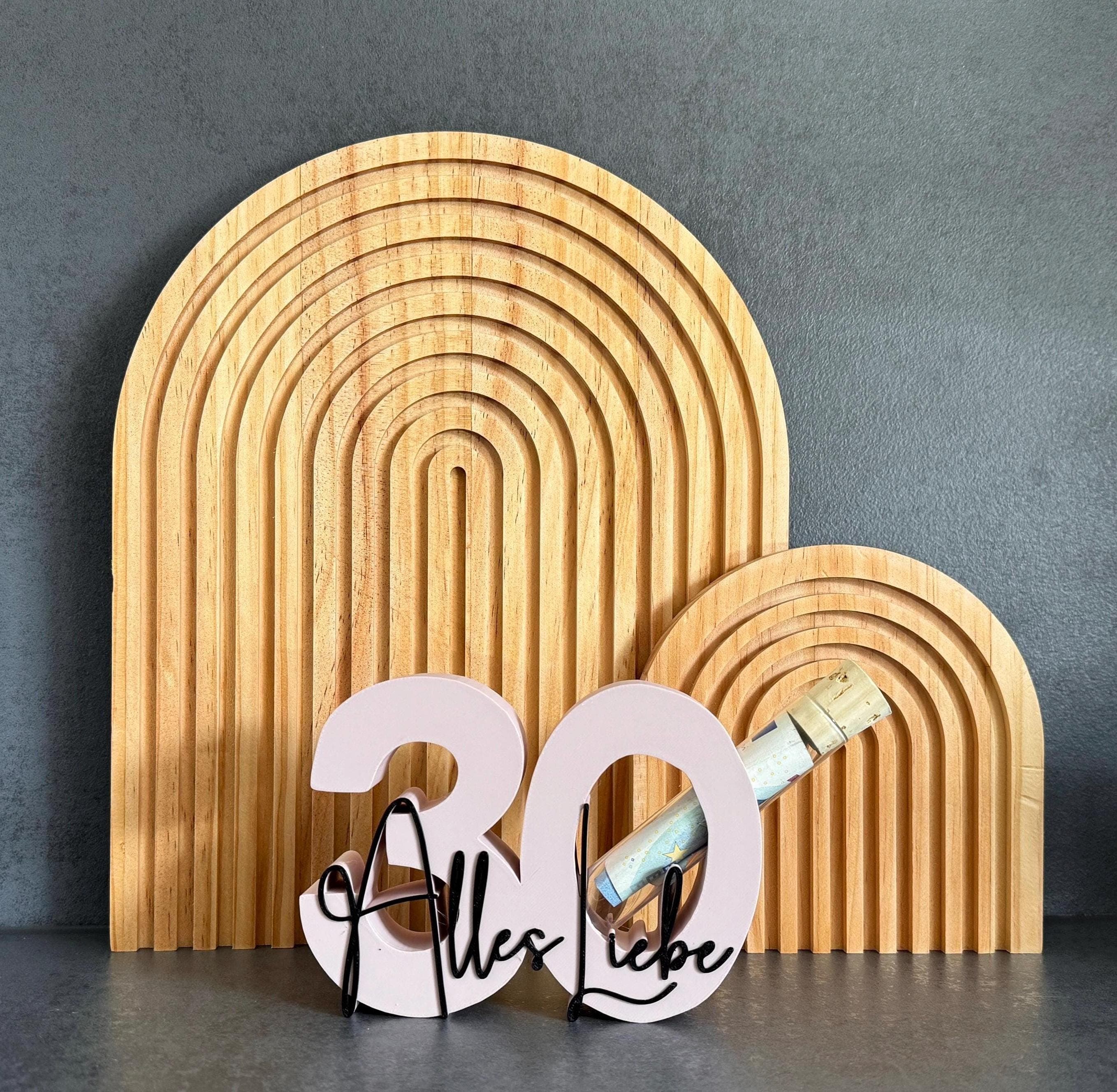 Geldgeschenk 30 | 30. Geburtstag | Geldgeschenk Verpackung | 30 | Geburtstagsgeschenk | Geschenk zum 30. Geburtstag | Geldgeschenk | 3D - image 3