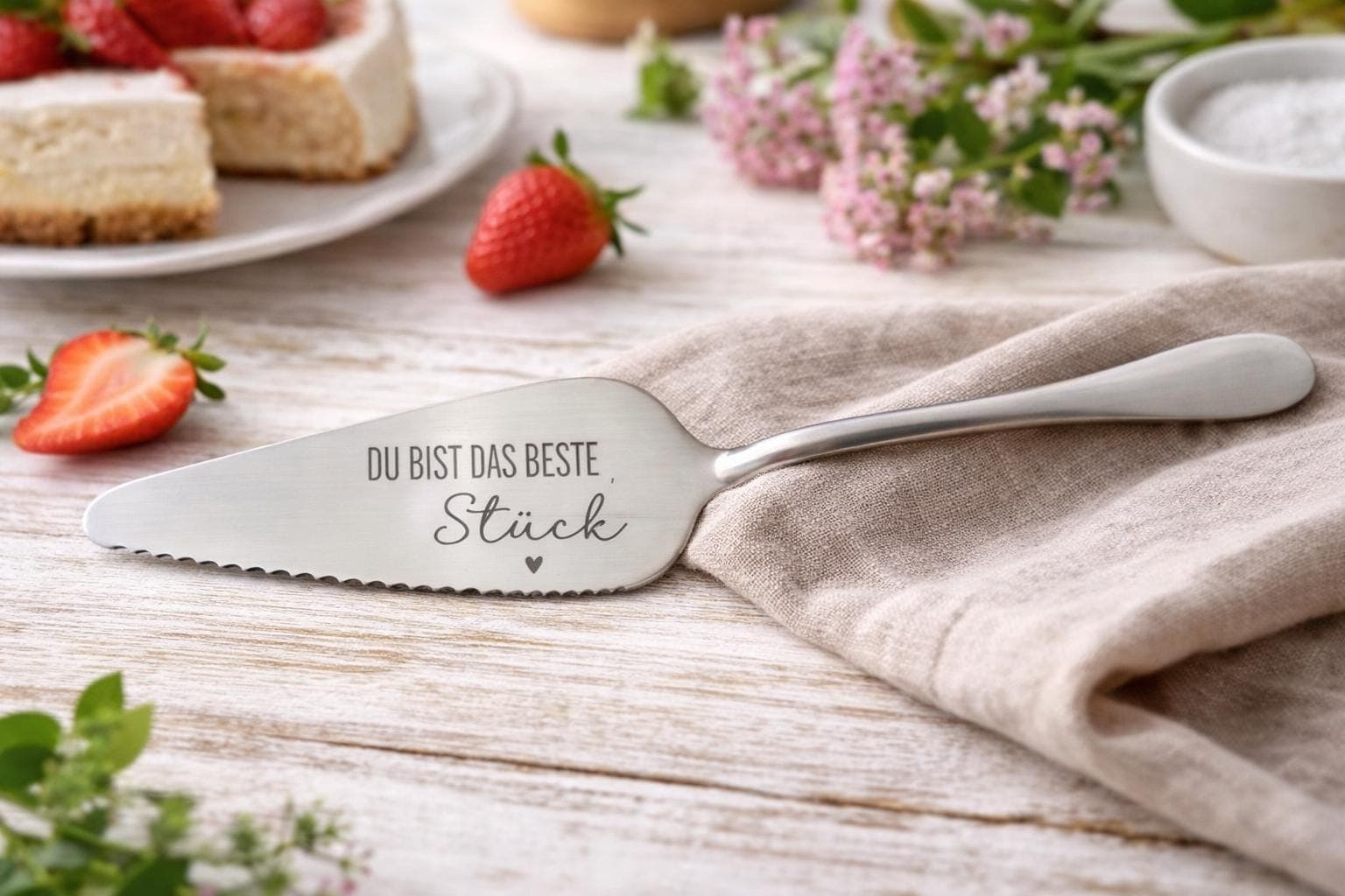 Personalisierter Tortenheber aus Edelstahl | Gravierte Kuchenschaufel | Geschenk für Kuchenliebhaber, Hochzeit, Geburtstag - image 4