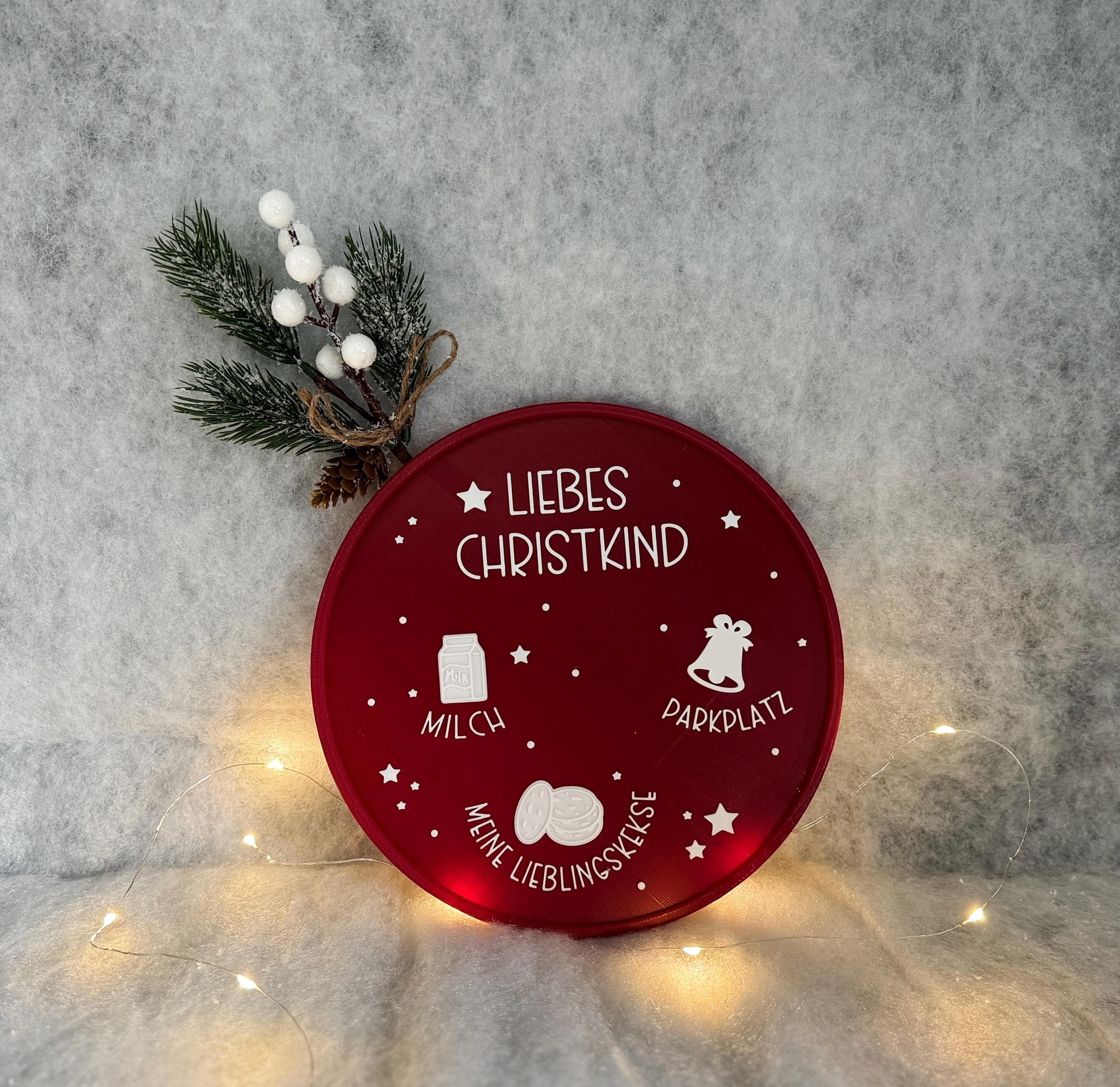 Teller für Nikolaus, Weihnachtsmann & Christkind - image 3