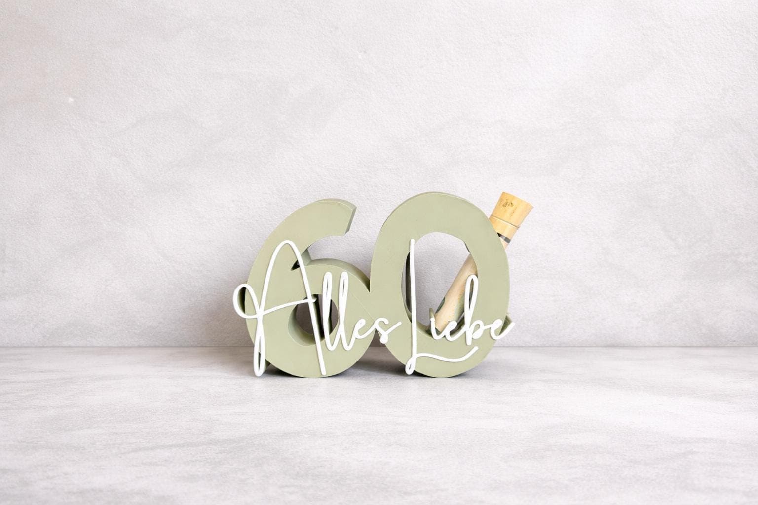 Geldgeschenk 60 | 60. Geburtstag | Geldgeschenk Verpackung | 60 | Geburtstagsgeschenk | Geschenk zum 60. Geburtstag | Geldgeschenk | 3D