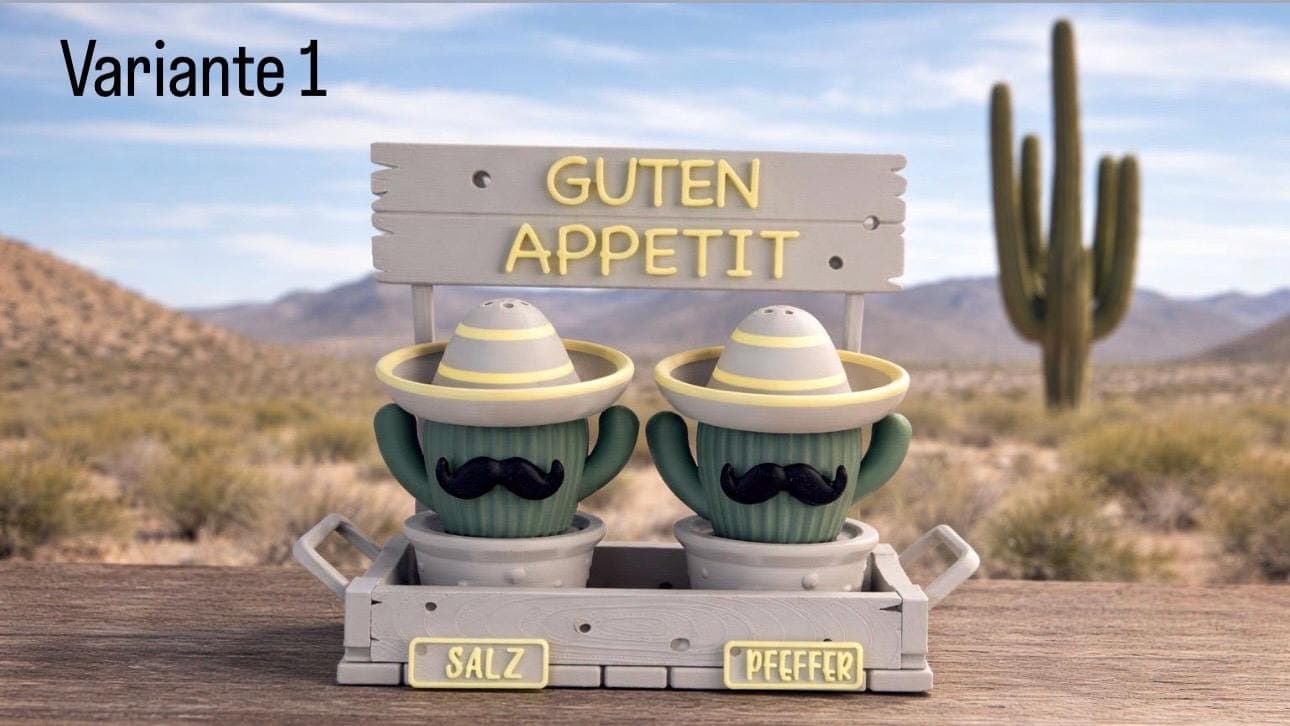 Salz & Pfefferstreuer Sommeredition | Salzstreuer | Pfefferstreuer | Sommeredition | Kaktus | Kaktus Liebe | Grillen | BBQ | Geschenkidee | - image 3