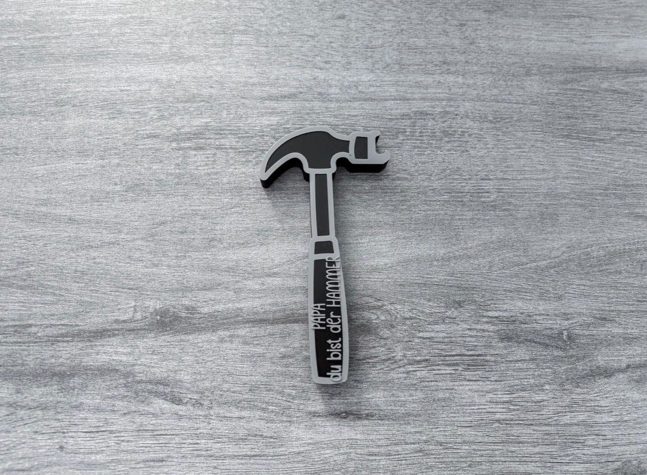 Vatertagsgeschenk Hammer | Hammer | Flaschenöffner | Vatertag | Geschenkidee | Geburtstag | Du bist der Hammer | Papa - image 3
